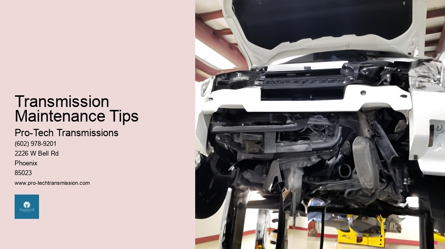 Transmission Maintenance Tips